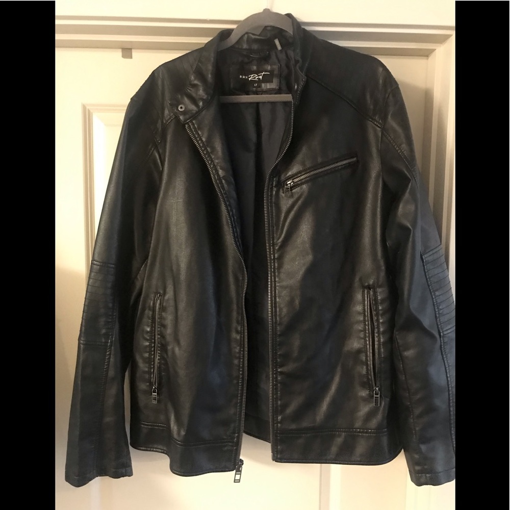 Men’s Faux Leather Motorcycle Jacket